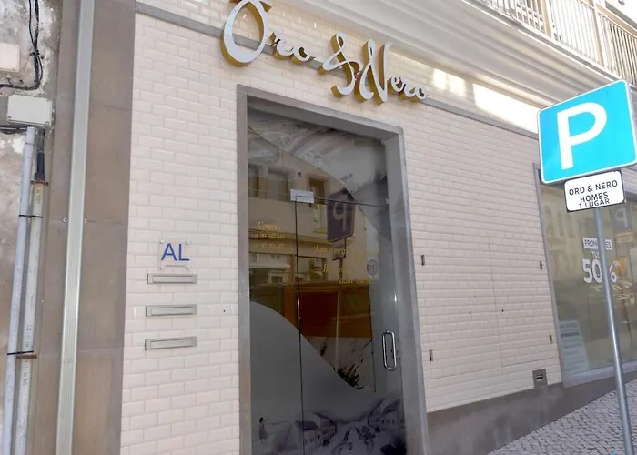 Oro Nero Arte - Luxury With Terrace Назаре